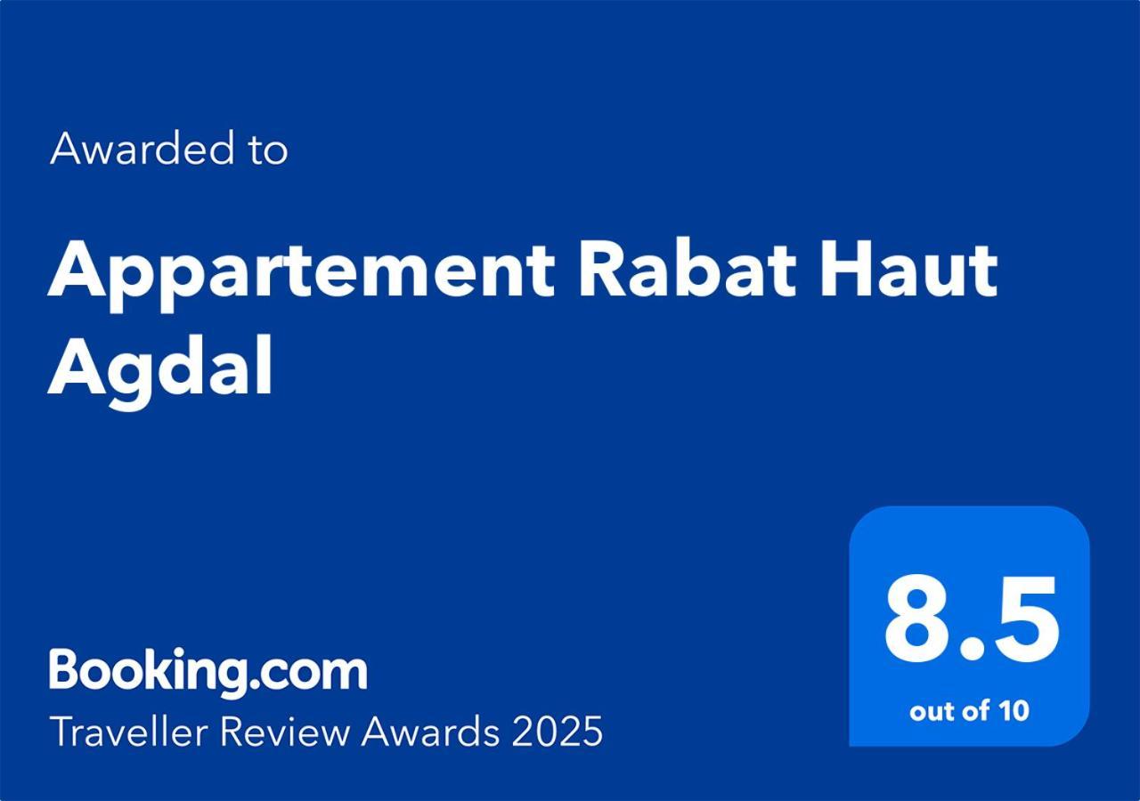 Cosy Appartement Rabat Haut Agdal Ngoại thất bức ảnh